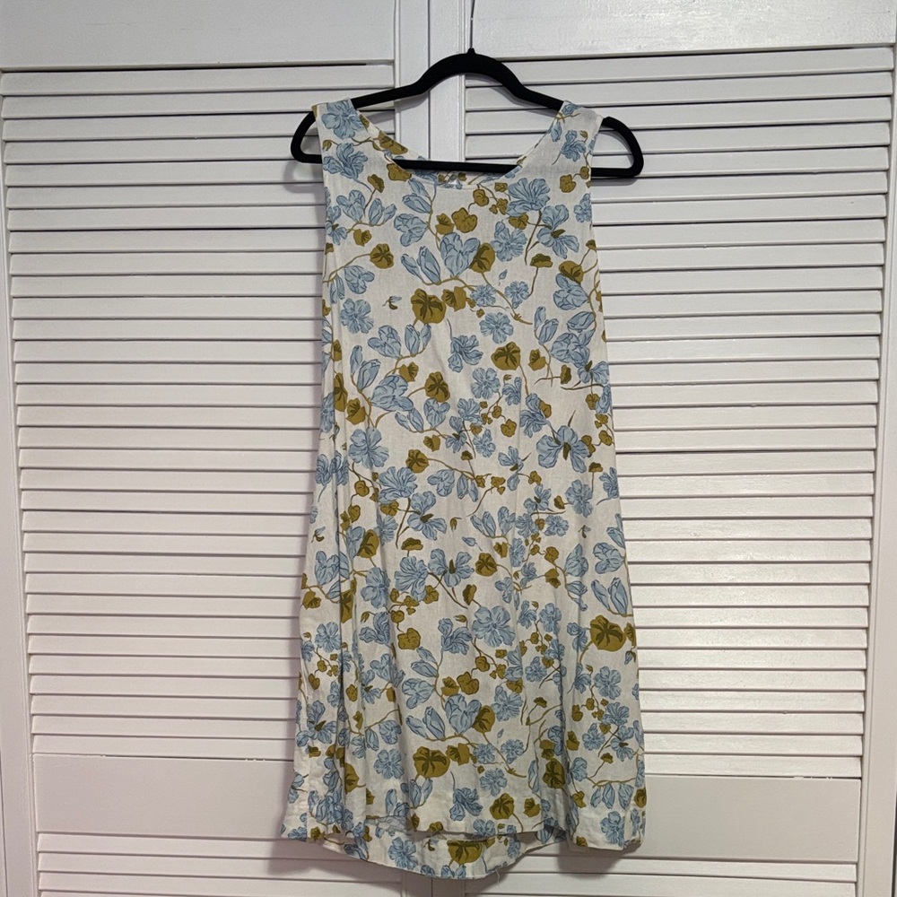 Joie Blue and Green Floral Dress